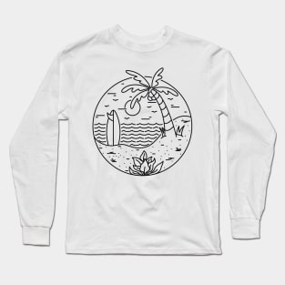 Surf and Beach Long Sleeve T-Shirt